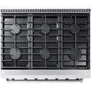  Thor Kitchen 36-inch Freestanding Gas Range LRG3601ULP IMAGE 5