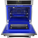  Thor Kitchen 30-inch, 9.6 cu.ft. Built-in Double Wall Oven with LuxGlide™ Telescopic Racks TEW30ED IMAGE 7