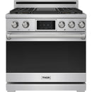  Thor Kitchen 36-inch Freestanding Dual Fuel Range XRD36E IMAGE 1