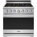  Thor Kitchen 36-inch Freestanding Dual Fuel Range XRG36ELP IMAGE 1