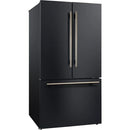  Forno 36-inch, 27.4 cu. ft. Freestanding French 3-Door Refrigerator with Internal Water Dispenser and Ice Maker FFFFD1783-36BLK IMAGE 3