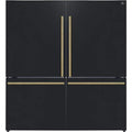  Forno 62-inch, 34.4 cu. ft. Freestanding Side-by-Side Refrigerator With Ice Maker FFFFD1787-60BLK IMAGE 1