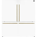 Forno 62-inch, 34.4 cu. ft. Freestanding Side-by-Side Refrigerator With Ice Maker FFFFD1787-60WHT IMAGE 1