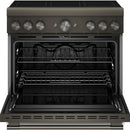  KitchenAid 36-inch Freestanding Induction Range with 6 Elements KFIS936SBE IMAGE 2