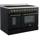  Forno 48-inch Freestanding Electric Range with True European Convection Technology FFSEL6011-48BLK IMAGE 4