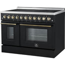 Forno 48-inch Freestanding Electric Range with True European Convection Technology FFSEL6011-48BLK IMAGE 5