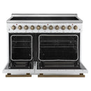  Forno 48-inch Freestanding Electric Range with True European Convection Technology FFSEL6011-48WHT IMAGE 2