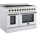  Forno 48-inch Freestanding Electric Range with True European Convection Technology FFSEL6011-48WHT IMAGE 3