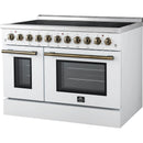  Forno 48-inch Freestanding Electric Range with True European Convection Technology FFSEL6011-48WHT IMAGE 5