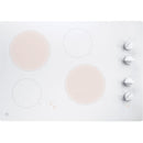 GE 30-inch Built-in Electric Cooktop JP3030TWWW