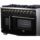  Forno Capriasca 48" Freestanding French Door Gas Range FFSGS6460-48BLK IMAGE 10