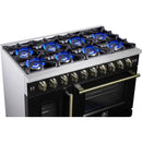  Forno Capriasca 48" Freestanding French Door Gas Range FFSGS6460-48BLK IMAGE 12