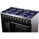  Forno Capriasca 48" Freestanding French Door Gas Range FFSGS6460-48BLK IMAGE 13