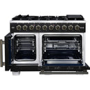  Forno Capriasca 48" Freestanding French Door Gas Range FFSGS6460-48BLK IMAGE 2