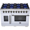  Forno Capriasca 48" Freestanding French Door Gas Range FFSGS6460-48WHT IMAGE 11