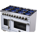  Forno Capriasca 48" Freestanding French Door Gas Range FFSGS6460-48WHT IMAGE 13