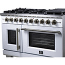  Forno Capriasca 48" Freestanding French Door Gas Range FFSGS6460-48WHT IMAGE 9