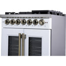  Forno Capriasca 30" Freestanding French Door Dual Fuel Range FFSGS6387-30WHT IMAGE 10