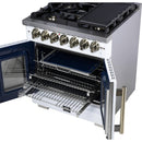  Forno Capriasca 30" Freestanding French Door Dual Fuel Range FFSGS6387-30WHT IMAGE 14