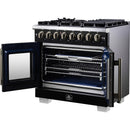  Forno Capriasca 36" Freestanding French Door Dual Fuel Range FFSGS6387-36BLK IMAGE 8
