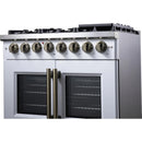  Forno Capriasca 36" Freestanding French Door Dual Fuel Range FFSGS6387-36WHT IMAGE 10
