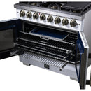  Forno Capriasca 36" Freestanding French Door Dual Fuel Range FFSGS6387-36WHT IMAGE 14