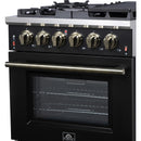  Forno Massimo 30" Freestanding Gas Range FFSGS6239-30BLK IMAGE 10