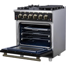  Forno Massimo 30" Freestanding Gas Range FFSGS6239-30BLK IMAGE 11