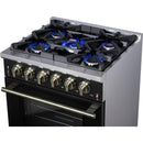  Forno Massimo 30" Freestanding Gas Range FFSGS6239-30BLK IMAGE 14