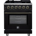  Forno Massimo 30" Freestanding Gas Range FFSGS6239-30BLK IMAGE 1