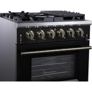  Forno Massimo 30" Freestanding Gas Range FFSGS6239-30BLK IMAGE 4