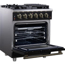  Forno Massimo 30" Freestanding Gas Range FFSGS6239-30BLK IMAGE 7