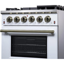  Forno Massimo 30" Freestanding Gas Range FFSGS6239-30WHT IMAGE 10