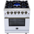  Forno Massimo 30" Freestanding Gas Range FFSGS6239-30WHT IMAGE 11
