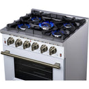  Forno Massimo 30" Freestanding Gas Range FFSGS6239-30WHT IMAGE 13
