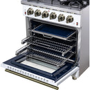  Forno Massimo 30" Freestanding Gas Range FFSGS6239-30WHT IMAGE 14