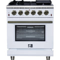  Forno Massimo 30" Freestanding Gas Range FFSGS6239-30WHT IMAGE 1