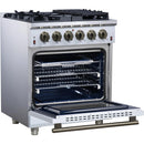  Forno Massimo 30" Freestanding Gas Range FFSGS6239-30WHT IMAGE 3