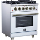  Forno Massimo 30" Freestanding Gas Range FFSGS6239-30WHT IMAGE 4