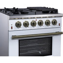  Forno Massimo 30" Freestanding Gas Range FFSGS6239-30WHT IMAGE 5