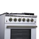  Forno Massimo 30" Freestanding Gas Range FFSGS6239-30WHT IMAGE 6