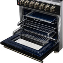  Forno Massimo 30" Freestanding Dual Fuel Range FFSGS6125-30BLK IMAGE 10