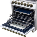  Forno Massimo 30" Freestanding Dual Fuel Range FFSGS6125-30WHT IMAGE 15