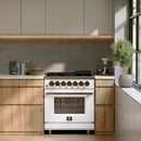  Forno Massimo 30" Freestanding Dual Fuel Range FFSGS6125-30WHT IMAGE 20