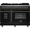  Forno Massimo 48-inch Freestanding Dual Fuel Range FFSGS6125-48BLK IMAGE 1
