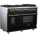  Forno Massimo 48-inch Freestanding Dual Fuel Range FFSGS6125-48BLK IMAGE 3