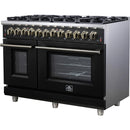  Forno Massimo 48-inch Freestanding Dual Fuel Range FFSGS6125-48BLK IMAGE 7