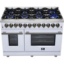  Forno Massimo 48-inch Freestanding Dual Fuel Range FFSGS6125-48WHT IMAGE 11