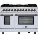  Forno Massimo 48-inch Freestanding Dual Fuel Range FFSGS6125-48WHT IMAGE 1