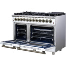  Forno Massimo 48-inch Freestanding Dual Fuel Range FFSGS6125-48WHT IMAGE 8